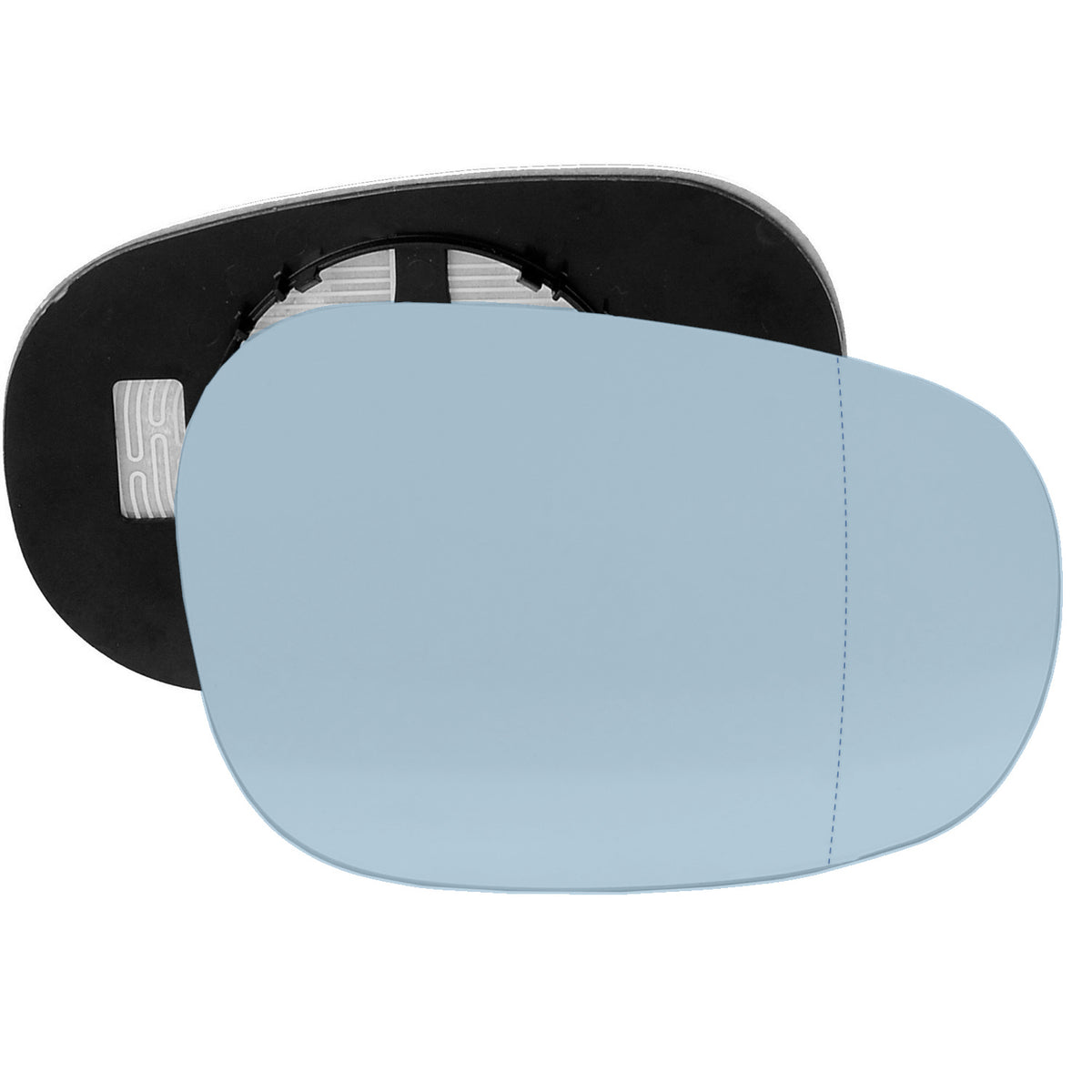 BMW 3 Series Facelift model E90 E91 E92 E93 2008 2012-RightBlue wing mirror glass – Heated (Blind Spot)