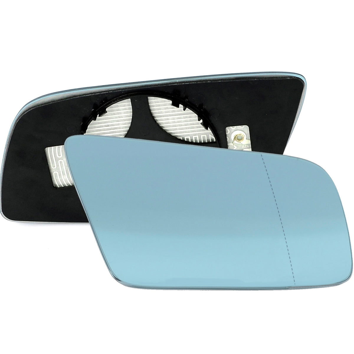 BMW 5 Series E60 E61 2003 2010-RightBlue wing mirror glass – Heated (Blind Spot)