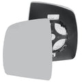 Fiat Doblo mk2 2010 2018-Left wing mirror glass – Heated