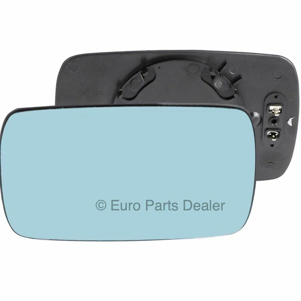 BMW 5 Series 1995-2003 Left wing mirror glass – Heated Blue